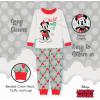 imageDisney unisexchild 2piece Snugfit Cotton Holiday Pajama Set Soft ampamp Cute for KidsNice List