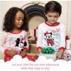 imageDisney unisexchild 2piece Snugfit Cotton Holiday Pajama Set Soft ampamp Cute for KidsSweetest Helper