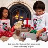 imageDisney unisexchild 2piece Snugfit Cotton Holiday Pajama Set Soft ampamp Cute for KidsVampire Mickey