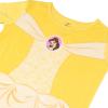 imageDisney unisexchild 6piece Snugfit Cotton Pajama Set Soft ampamp Cute for KidsCinderella Belle Aurora