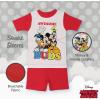 imageDisney unisexchild 6piece Snugfit Cotton Pajama Set Soft ampamp Cute for KidsOh Mickey