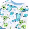 imageDisney unisexchild 6piece Snugfit Cotton Pajama Set Soft ampamp Cute for KidsRace Space Scare