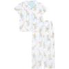 imageDisney Girls 2Piece Loosefit Button Down Pajama Set Soft ampamp Cute for KidsBelieve in You