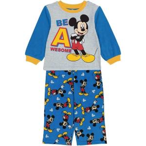 imageDisney Boys 2Piece Loosefit Pajama Set Soft ampamp Cute for KidsFunny Mouse