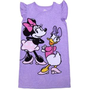 imageDisney Girls Nightgown Soft ampamp Cute Pajamas for KidsMinnie and Daisy