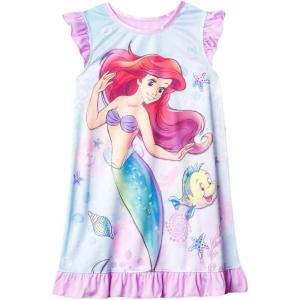 imageDisney Girls Nightgown Soft ampamp Cute Pajamas for KidsUnder the Water 2