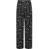 imageBoys Lifestyle Long Sleep Pant Loosefit Pajama Bottoms Comfortable SleepwearMessi Name Stripe Pant