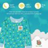 imageCoComelon Unisex Kids Footless Snugfit Cotton Onesie PajamasJj Outfit  Blue