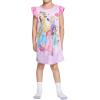 imageDisney Girls 3Pack Nightgowns Soft ampamp Cute Pajamas for KidsGirls Rule 3