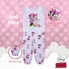 imageDisney Girls 3Piece Loosefit Pajama Set Soft ampamp Cute for KidsMinnie Friends  Unicorns 3