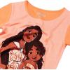 imageDisney Girls 4Piece Snugfit Cotton Pajama Set Soft ampamp Cute for KidsFloral Moana
