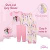 imageDisney Girls 4Piece Snugfit Cotton Pajama Set Soft ampamp Cute for KidsMore Than Royal