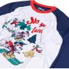 imageDisney Mickey Mouse 2Piece Loosefit Pajama Set Soft ampamp Comfortable Holiday NightwearFammickey Ski Crew