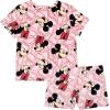 imageDisney Womens 2Piece Pajama Set Soft ampamp Comfortable Nightwear for Adults Top ampamp Bottom DuoMickey and Minnie Sunday Funday