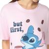 imageDisney Womens Nightgown Pajamas for Adults Soft ampamp Comfortable Nightwear ampamp Lounge DressStitch Coffee First