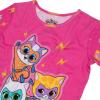 imageDisney girls 2piece Snugfit Cotton Holiday Pajama Set Soft ampamp Cute for KidsGo Super Kitties