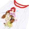 imageDisney girls 2piece Snugfit Cotton Holiday Pajama Set Soft ampamp Cute for KidsHoliday Princess