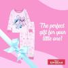 imageDisney girls 2piece Snugfit Cotton Holiday Pajama Set Soft ampamp Cute for KidsStitch and Angel