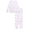 imageDisney womens 2Piece Set Soft ampamp Comfortable Matching Family Holiday PajamasPrincess Polka Dot Icons