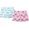 imageDisney womens 2pack Pajama Shorts Lounge Shorts With Drawstring Ultrasoft ampamp ComfortableMickey and Minnie