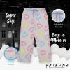 imageFRIENDS womens Pajama Bottom Lounge Pant With Drawstring Ultrasoft ampamp ComfortableHeather Coffee Friends
