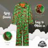 imageJurassic World Boys 2Piece Loosefit Button Down Pajama Set Soft ampamp Cute for KidsRex Roars