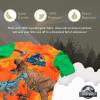imageJurassic World Boys 2Piece Loosefit Pajama Set Soft ampamp Cute for KidsFire Dino