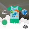 imageJurassic World boys 4piece Snugfit Cotton Pajama Set Soft ampamp Cute for KidsDino Explorer