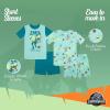 imageJurassic World boys 4piece Snugfit Cotton Pajama Set Soft ampamp Cute for KidsJurassic Stand Out