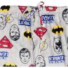 imageJustice League Mens Standard Pajama Pants Lounge Bottoms with Drawstring UltraSoft ampamp Comfortable Logos
