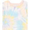 imageLucky Brand Girls 2Piece Loosefit Pajama Set Soft ampamp Cute for KidsClassic Swirl Tie Dye