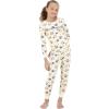 imageLucky Brand Girls 2Piece Loosefit Pajama Set Soft ampamp Cute for KidsOpen Bouquet