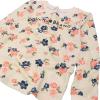 imageLucky Brand Girls 2Piece Loosefit Pajama Set Soft ampamp Cute for KidsOpen Bouquet