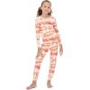 imageLucky Brand Girls 2Piece Loosefit Pajama Set Soft ampamp Cute for KidsPorcelain Rose Tie Dye