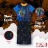imageMarvel Boys 2Piece Loosefit Set Superhero Pajamas Soft ampamp Cute for KidsCosmic Heroes