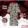 imageMarvel Boys 2Piece Loosefit Set Superhero Pajamas Soft ampamp Cute for KidsMajor Heroes 2