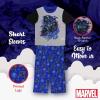 imageMarvel Boys 2Piece Loosefit Set Superhero Pajamas Soft ampamp Cute for KidsPanther King