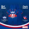 imageMarvel Boys Hooded Blanket Sleeper Comfortable Pajamas Soft ampamp Cute for KidsSam Wilson