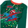 imageMarvel boys 2piece Snugfit Cotton Holiday Pajama Set Soft ampamp Cute for KidsSpider Nice List