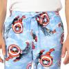 imageMarvel mens Pajama Pants Lounge Bottoms With Drawstring Ultrasoft ampamp ComfortableCaptain America Camo