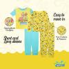 imageNickelodeon Boys 4Piece Snugfit Cotton Pajama Set Soft ampamp Cute for KidsNot Square
