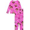 imageNickelodeon Girls 2Piece Snugfit Viscose Pajama Set Soft ampamp Cute for KidsDora Fun Run