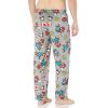 imageNintendo mens Pajama Bottom Lounge Pant With Drawstring Ultrasoft ampamp Comfortable NightwearMario Game Action