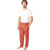 imageNintendo mens Pajama Pants Lounge Bottoms With Drawstring Ultrasoft ampamp ComfortableSuper Mario