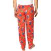 imageNintendo mens Pajama Pants Lounge Bottoms With Drawstring Ultrasoft ampamp ComfortableSuper Mario
