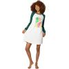 imageWicked Womens Nightgown Pajamas for Adults Soft ampamp Comfortable Nightwear ampamp Lounge DressWicked Wave