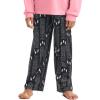 imageBoys Lifestyle Long Sleep Pant Loosefit Pajama Bottoms Comfortable SleepwearMessi Name Stripe Pant