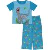 imageJurassic World Boys 2Piece Loosefit Pajama Set Soft ampamp Cute for KidsDino Blue