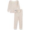 imageLucky Brand Girls 2Piece Loosefit Pajama Set Soft ampamp Cute for KidsRainbows