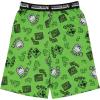 imageMinecraft unisexchild Pajama Pants Soft ampamp Cute for KidsGreenBlack